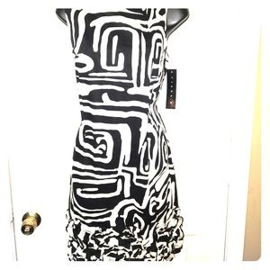 Black and White Flirty Dress